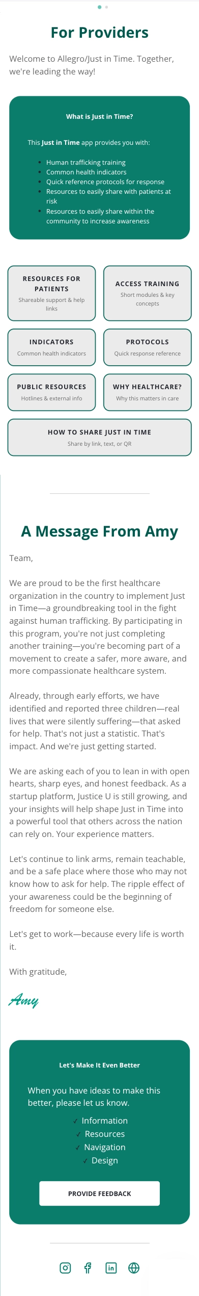 For Providers